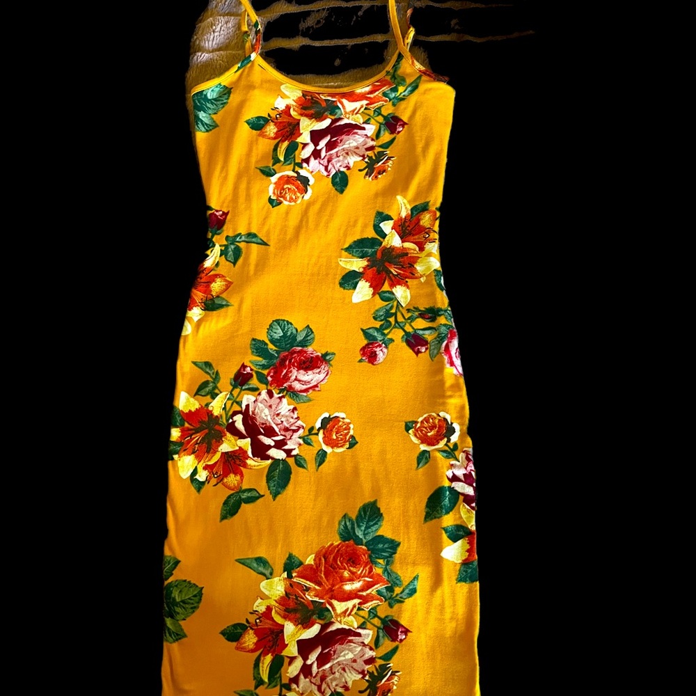 Floral midi dress